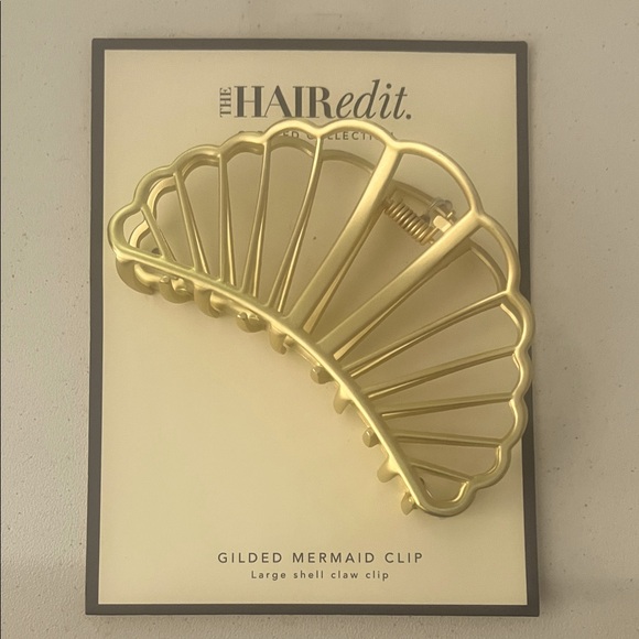 Gold Gilded Mermaid Clip - Picture 1 of 2